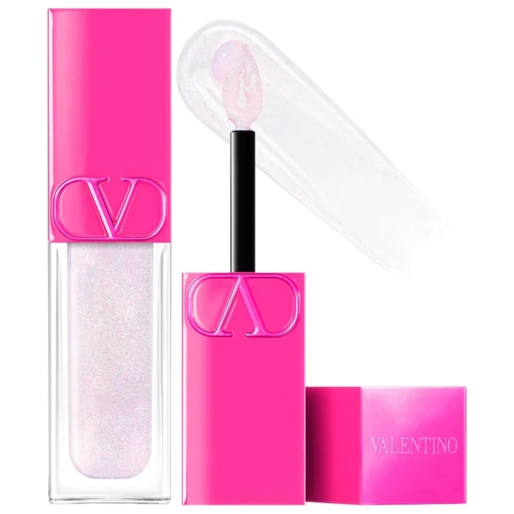 Valentino Puffer Lip Plumper Gloss Brand New In Box Full Size Holo Shimmer